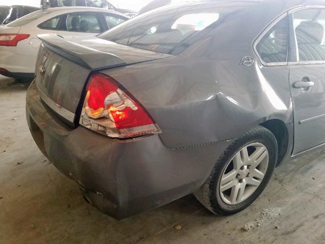 2G1WU581X69352342 - 2006 CHEVROLET IMPALA LTZ GRAY photo 9