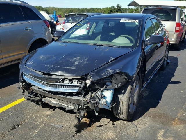 1G1ZC5E02CF335131 - 2012 CHEVROLET MALIBU 1LT BLACK photo 2