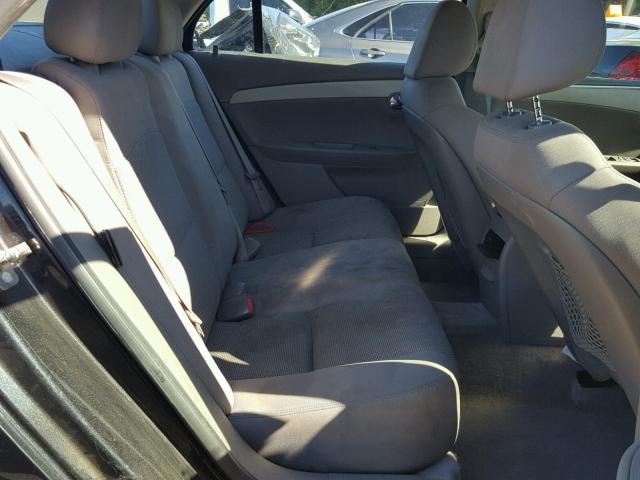 1G1ZC5E02CF335131 - 2012 CHEVROLET MALIBU 1LT BLACK photo 6