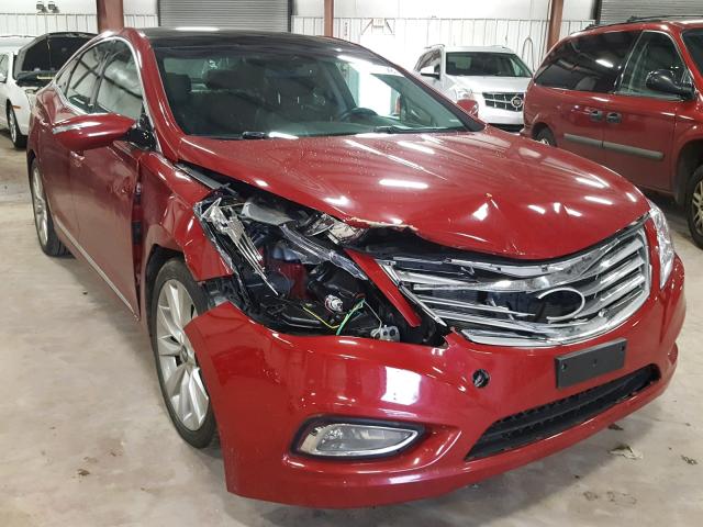 KMHFH4JG6DA243443 - 2013 HYUNDAI AZERA GLS RED photo 1