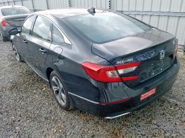 1HGCV1F56JA052317 - 2018 HONDA ACCORD EXL BLACK photo 3