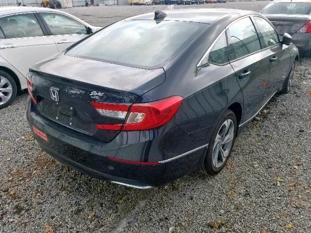 1HGCV1F56JA052317 - 2018 HONDA ACCORD EXL BLACK photo 4