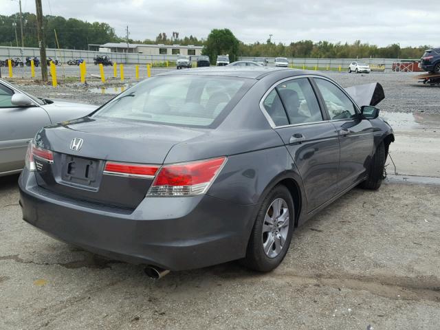 1HGCP2F43CA203799 - 2012 HONDA ACCORD LXP GRAY photo 4