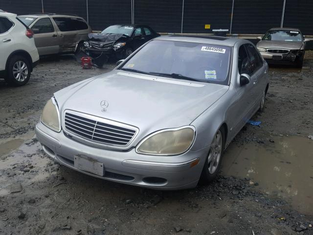 WDBNG70J8YA017717 - 2000 MERCEDES-BENZ S 430 SILVER photo 2