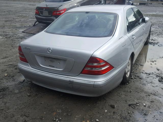 WDBNG70J8YA017717 - 2000 MERCEDES-BENZ S 430 SILVER photo 4