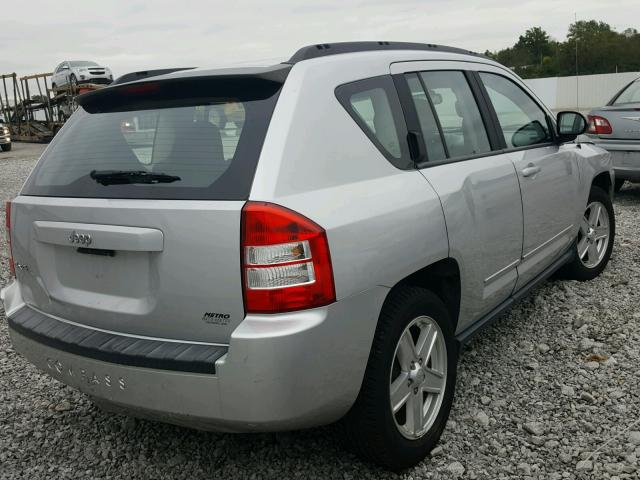 1J4NF4FB8AD537739 - 2010 JEEP COMPASS SP SILVER photo 4