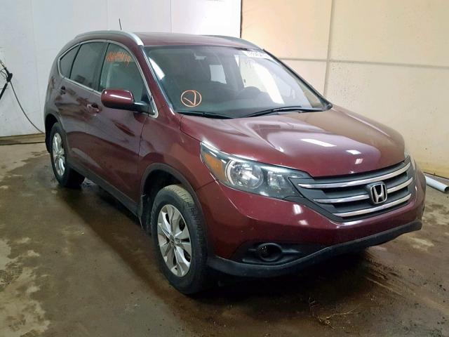 5J6RM4H76EL078271 - 2014 HONDA CR-V EXL RED photo 1