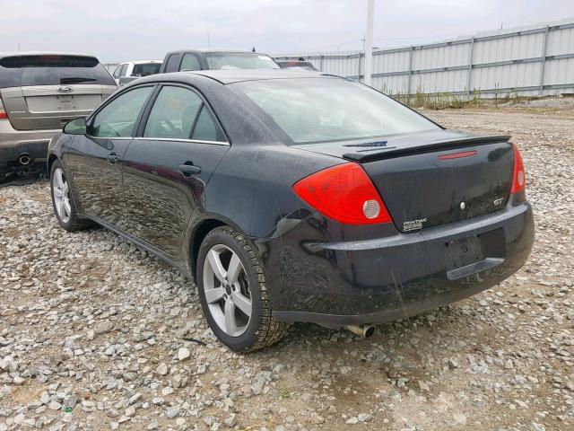 1G2ZH57N384134492 - 2008 PONTIAC G6 GT BLACK photo 3