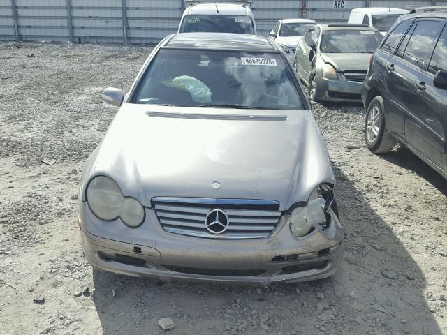 WDBRN40J43A426487 - 2003 MERCEDES-BENZ C 230K SPO SILVER photo 9