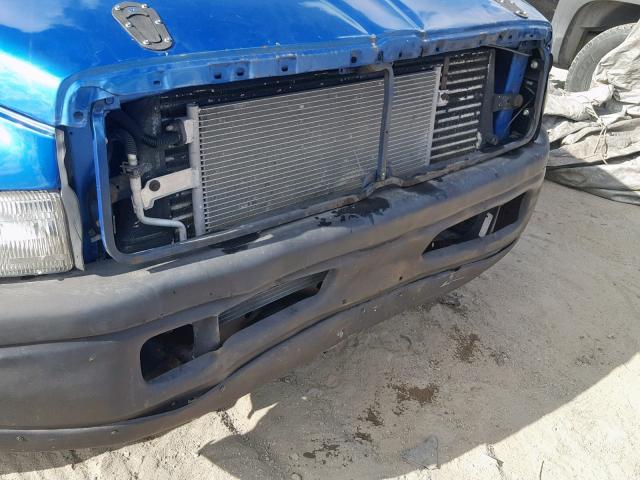 1B7KC2368XJ566942 - 1999 DODGE RAM 2500 BLUE photo 9