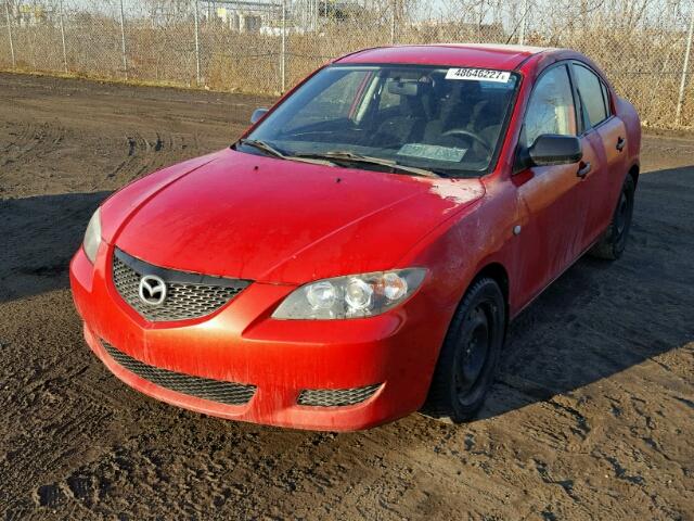 JM1BK12F461473459 - 2006 MAZDA 3 I RED photo 2