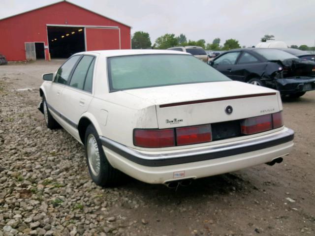 1G6KS52B7PU804381 - 1993 CADILLAC SEVILLE WHITE photo 3