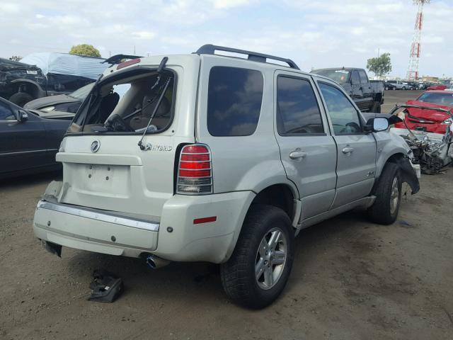 4M2CU39H87KJ09519 - 2007 MERCURY MARINER HE BEIGE photo 4