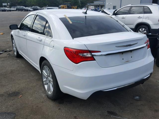 1C3CCBAB9CN138681 - 2012 CHRYSLER 200 LX WHITE photo 3