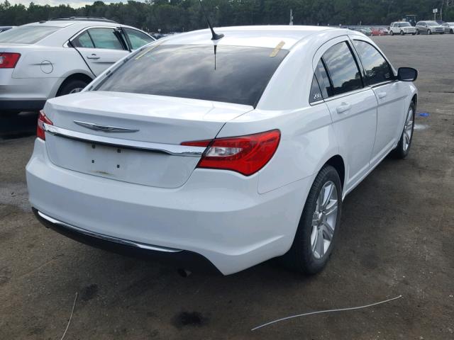 1C3CCBAB9CN138681 - 2012 CHRYSLER 200 LX WHITE photo 4