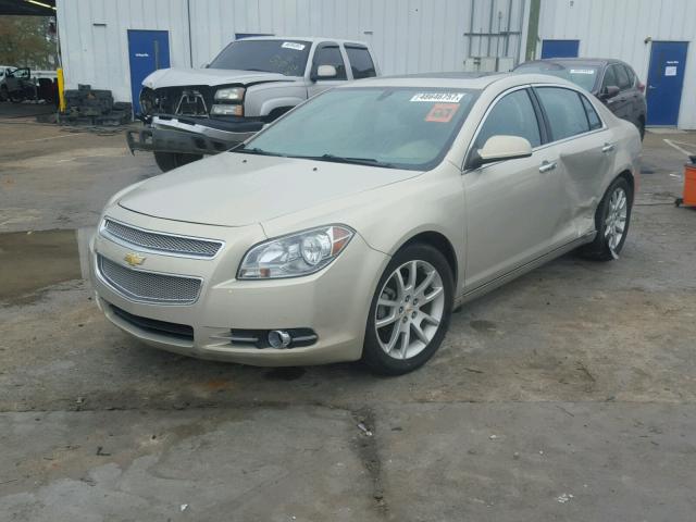 1G1ZE5E79BF318235 - 2011 CHEVROLET MALIBU LTZ BEIGE photo 2