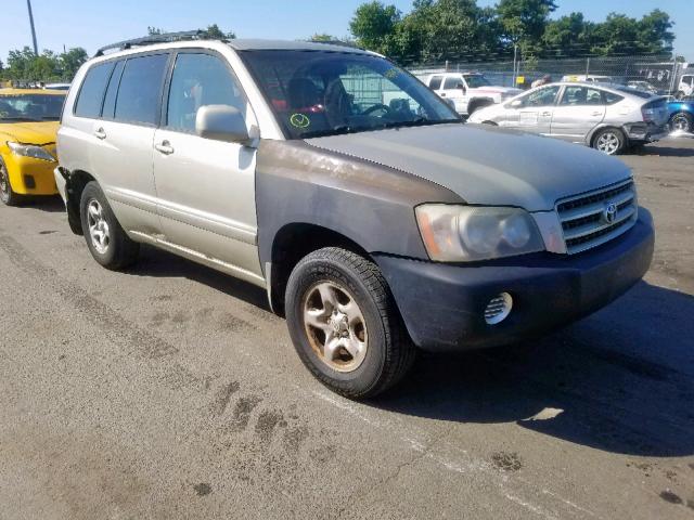 JTEGD21A530062984 - 2003 TOYOTA HIGHLANDER BEIGE photo 1