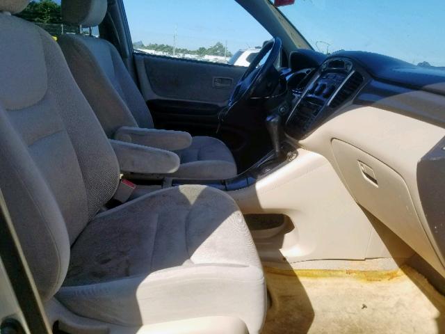 JTEGD21A530062984 - 2003 TOYOTA HIGHLANDER BEIGE photo 5