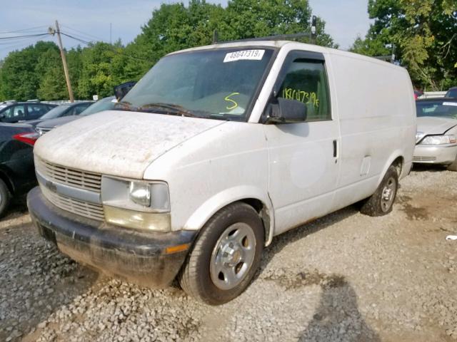 1GCDM19X14B103773 - 2004 CHEVROLET ASTRO WHITE photo 2