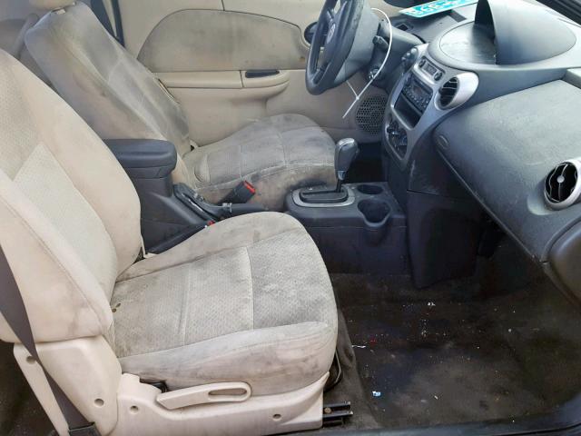 1G8AN12F05Z102294 - 2005 SATURN ION LEVEL BLACK photo 5