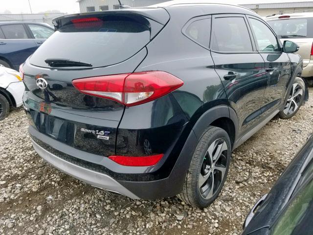 KM8J3CA29HU273161 - 2017 HYUNDAI TUCSON LIM BLACK photo 4