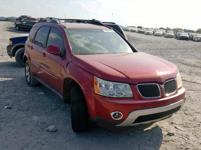 2CKDL63F566199762 - 2006 PONTIAC TORRENT RED photo 1