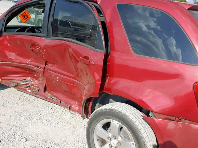 2CKDL63F566199762 - 2006 PONTIAC TORRENT RED photo 10