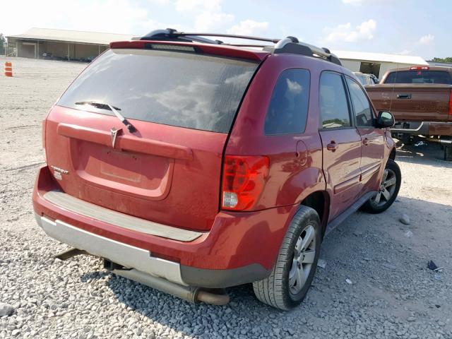 2CKDL63F566199762 - 2006 PONTIAC TORRENT RED photo 4