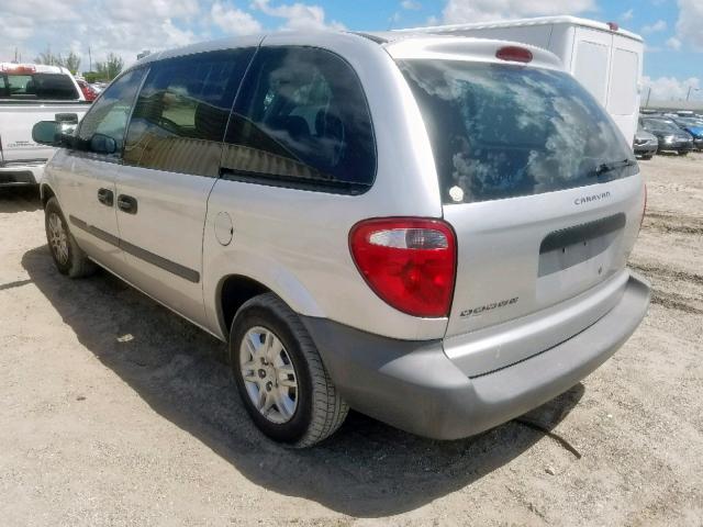 1D4GP25B26B518000 - 2006 DODGE CARAVAN SE SILVER photo 3