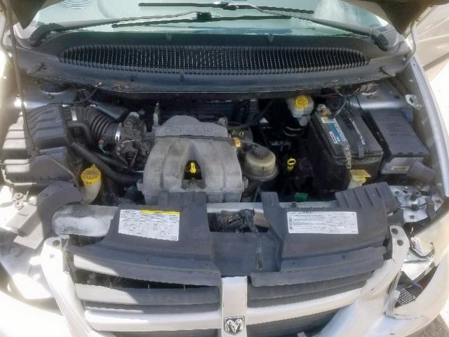 1D4GP25B26B518000 - 2006 DODGE CARAVAN SE SILVER photo 7