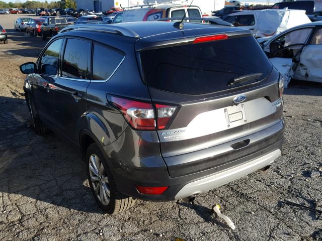 1FMCU0JD7HUC74007 - 2017 FORD ESCAPE TIT GRAY photo 3