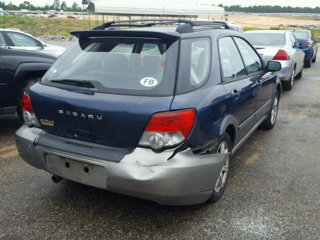 JF1GG68585G808808 - 2005 SUBARU IMPREZA OU BLUE photo 4