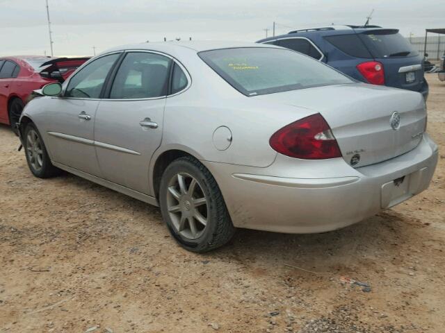 2G4WE537951250667 - 2005 BUICK LACROSSE C SILVER photo 3