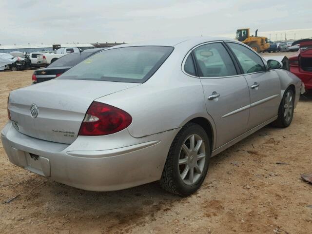 2G4WE537951250667 - 2005 BUICK LACROSSE C SILVER photo 4