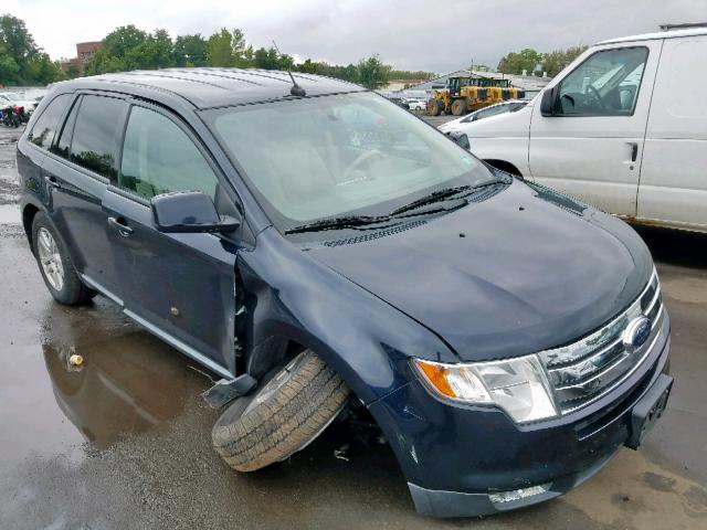 2FMDK48C68BA39909 - 2008 FORD EDGE SEL BLACK photo 1