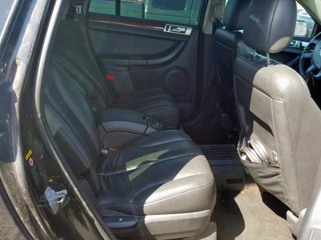 2C8GF68434R386138 - 2004 CHRYSLER PACIFICA BLACK photo 6