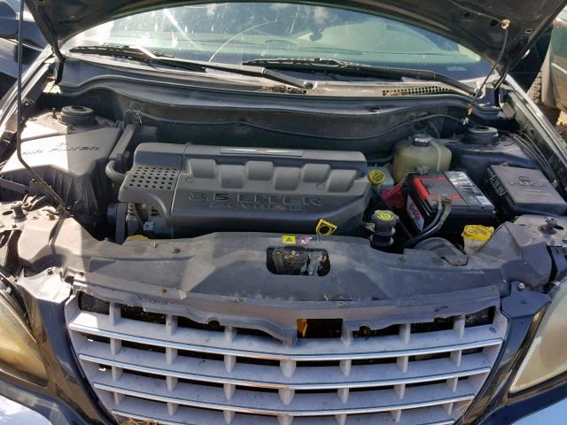 2C8GF68434R386138 - 2004 CHRYSLER PACIFICA BLACK photo 7