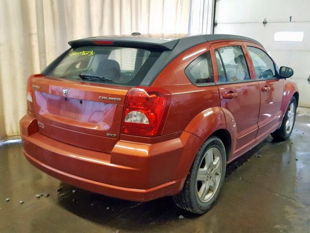 1B3HB48A59D142773 - 2009 DODGE CALIBER SX ORANGE photo 4