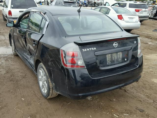 3N1AB6AP1BL693392 - 2011 NISSAN SENTRA 2.0 BLACK photo 3