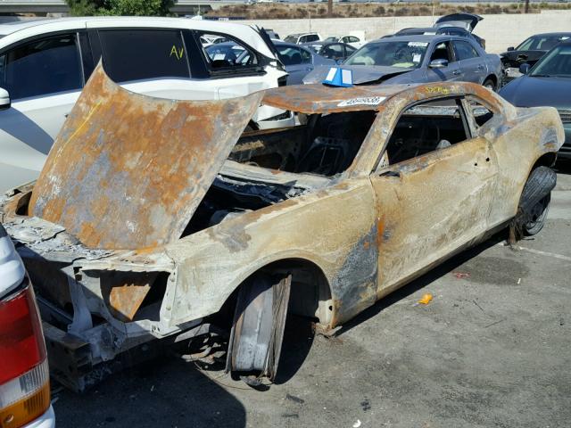 2G1FA1E34D9129847 - 2013 CHEVROLET CAMARO LS BURN photo 2