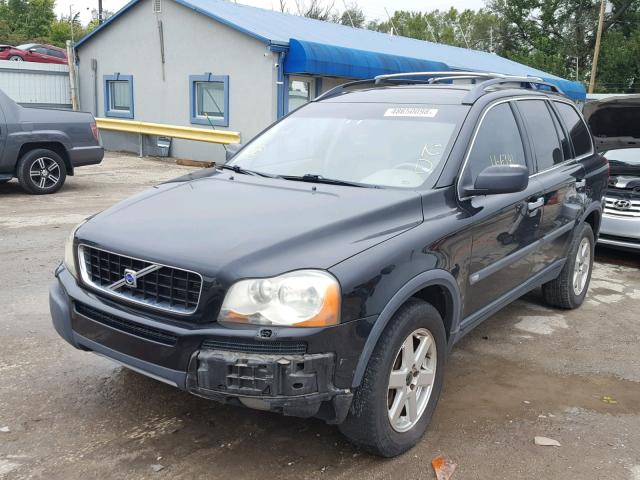 YV1CZ59H741040241 - 2004 VOLVO XC90 BLACK photo 2