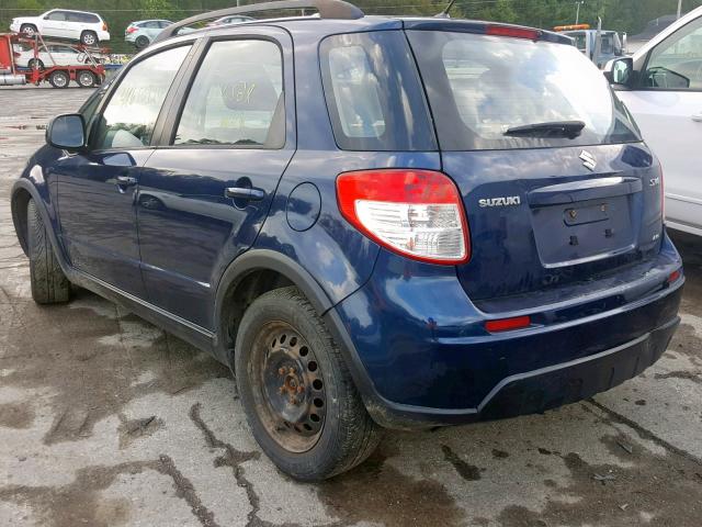 JS2YB5A39B6303268 - 2011 SUZUKI SX4 BLUE photo 3