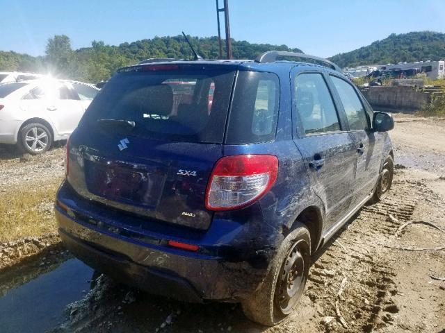 JS2YB5A39B6303268 - 2011 SUZUKI SX4 BLUE photo 4