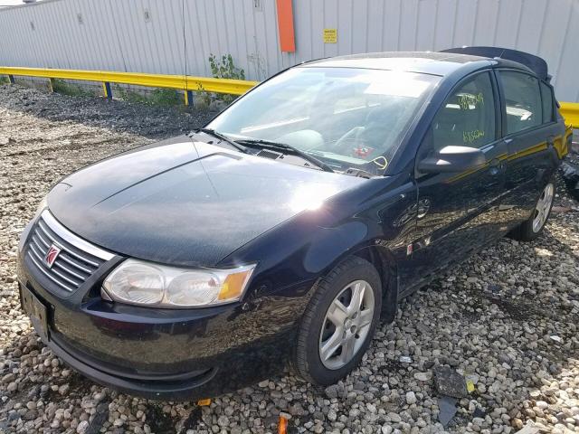1G8AZ55F27Z103103 - 2007 SATURN ION LEVEL BLACK photo 2