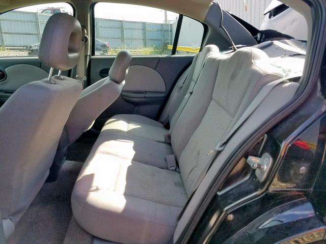 1G8AZ55F27Z103103 - 2007 SATURN ION LEVEL BLACK photo 6