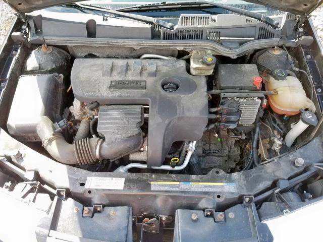 1G8AZ55F27Z103103 - 2007 SATURN ION LEVEL BLACK photo 7