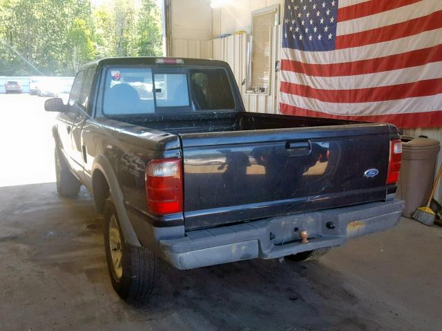 1FTZR45E22TA65992 - 2002 FORD RANGER SUP BLACK photo 3