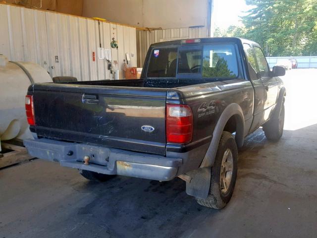 1FTZR45E22TA65992 - 2002 FORD RANGER SUP BLACK photo 4