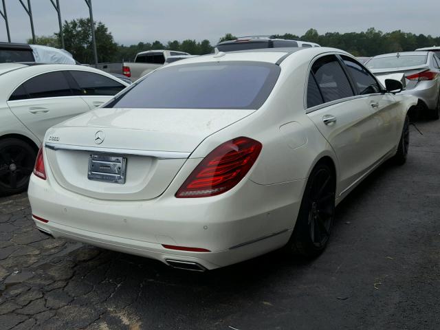 WDDUG8CB2EA026017 - 2014 MERCEDES-BENZ S 550 WHITE photo 4