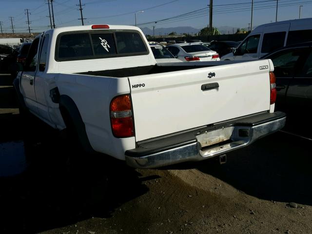 5TESM92N92Z085109 - 2002 TOYOTA TACOMA XTR თეთრი ფოტო 3